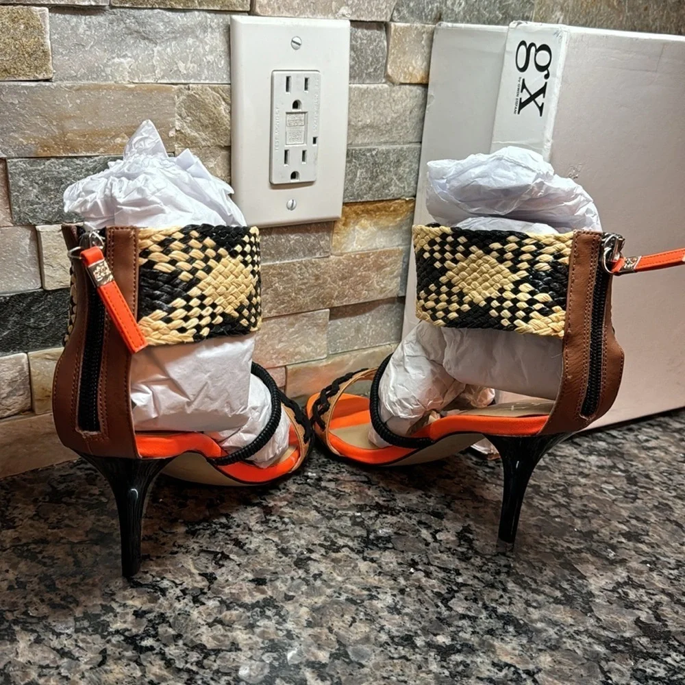 GX Gwen Stefani heeled boho inspired sandal NIB 7.5